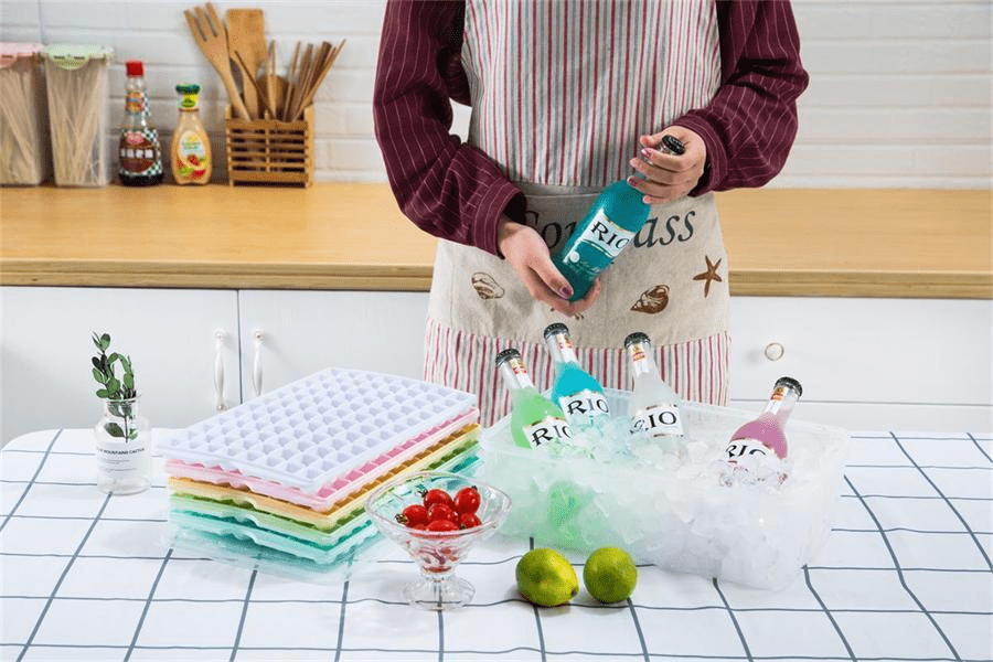 Silicone ice tray