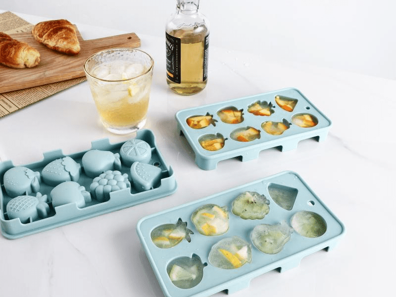Silicone ice tray