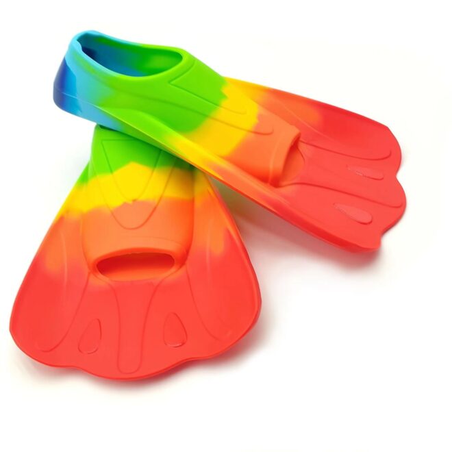 short blade swimming flippers
