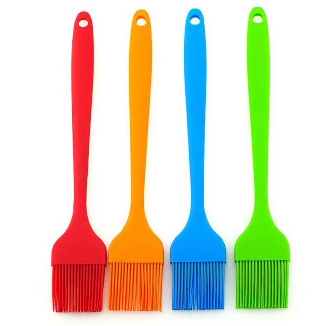 Bespoke color silicone cooking oil brush for customized culinary needs
