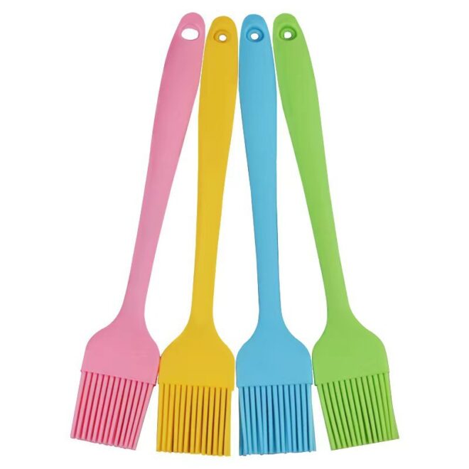Custom color silicone cooking oil brush