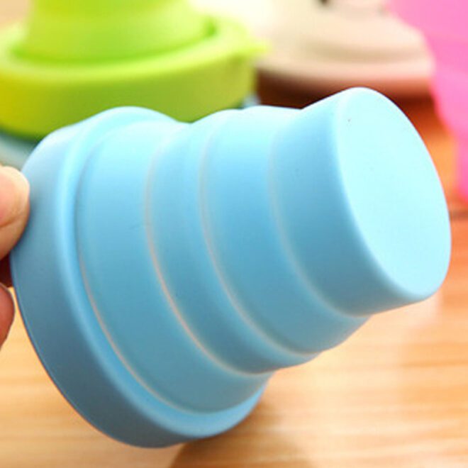 Factory Wholesale Silicone Collapsible Water Cup