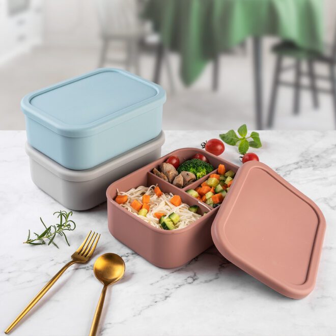 Wholesale silicone lunch boxes at competitive factory prices