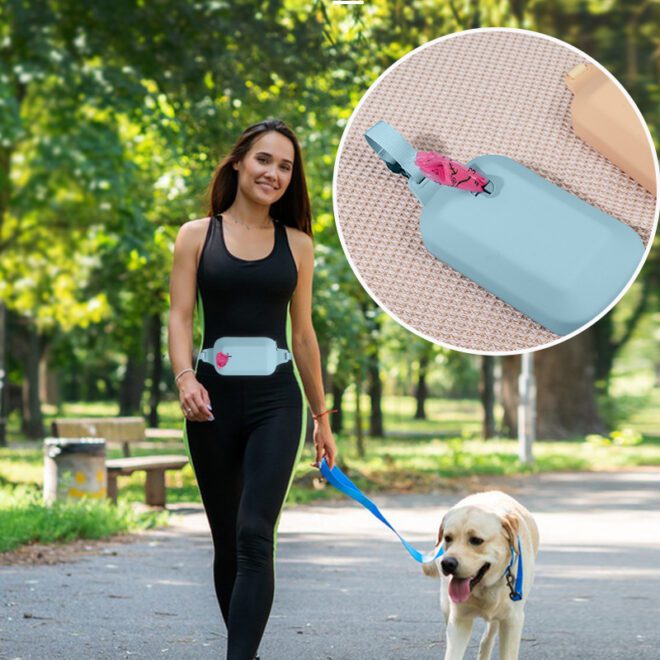 modern silicone dog food bag with customizable design