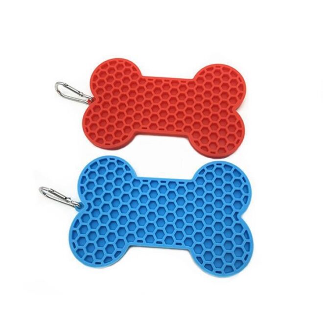 personalized silicone tongue cleaner mat