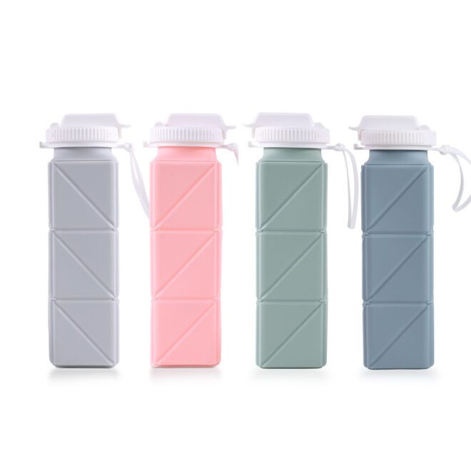 silicone foldable water bottles