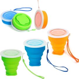 Portable Eco friendly Suction Collapsible Silicone Cup wholesale