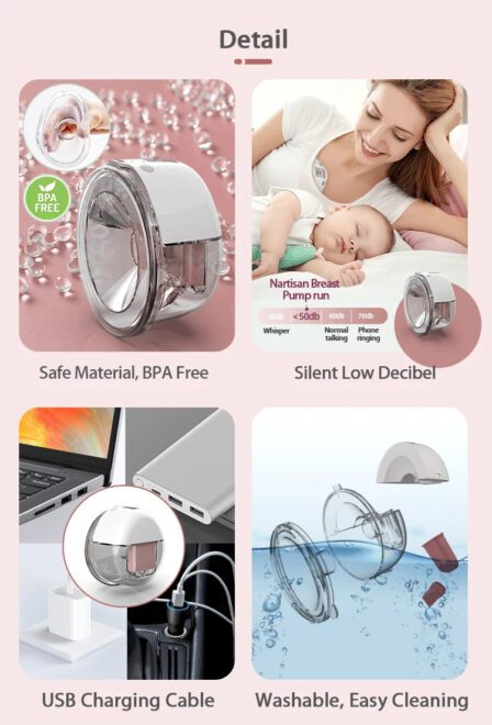 Electric Wearable Breast Pump5