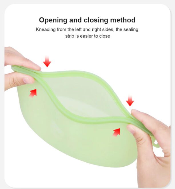 Food Storage Reusable Silicone Bags