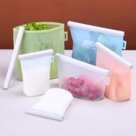 Food Storage Reusable Silicone Bags Wholesale
