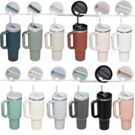2024 hot selling water bottle tumbler cup with silicone straw 40oz