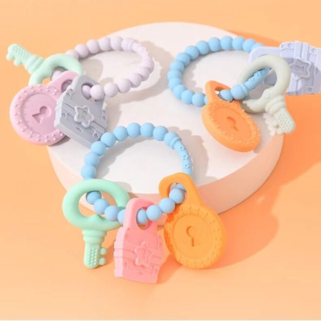 silicone baby teething toys