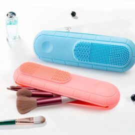 New travel portable silicone makeup brush holder wholesale