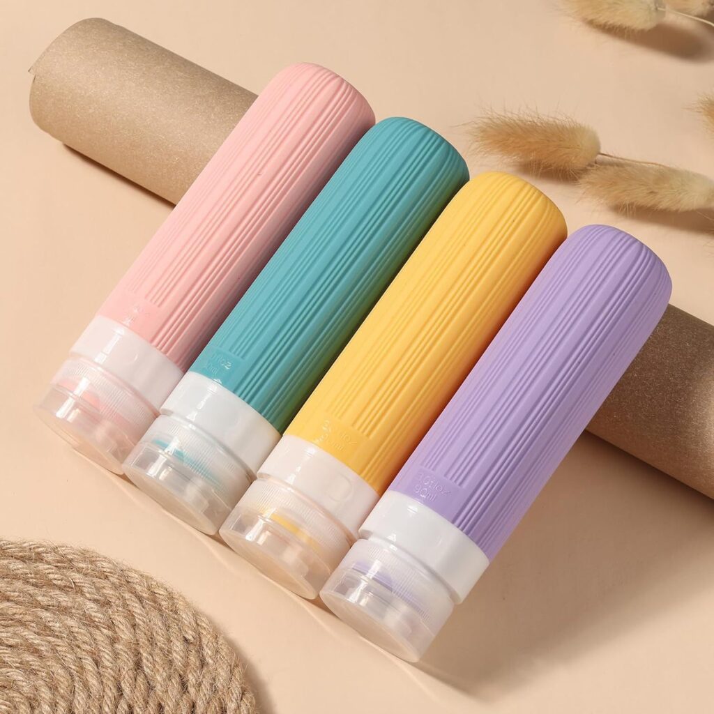 silicone travel bottles