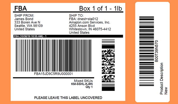 growsilicone Amazon FBA labels