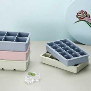 silicone ice cube trays