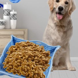 Creative New Customizable Dog Licking Mat Slow Food Bowl